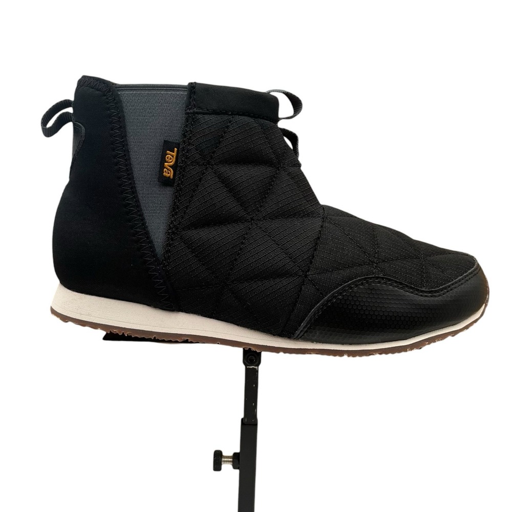 Teva Reember Big Boys Girls Water-resistant Cozy Ankle Booties Size 4 Black